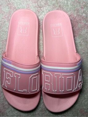 Pink Florida Slide Sandals by Rockin' South
